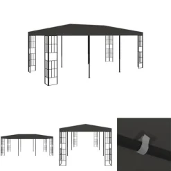 The Living Store Paviljong 3x6 m antracit - Partytält & paviljoner