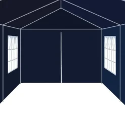 The Living Store Paviljong 3x12 m blå - Partytält & paviljoner