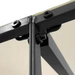 The Living Store Paviljong gräddvit 4x3 m 180 g/m² tyg och stål - Partytält & paviljoner