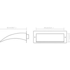 The Living Store Poolfontän rostfritt stål 30x9x26 cm silver - Fontäner