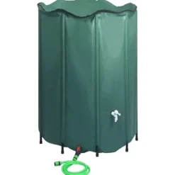 The Living Store Regntunna hopfällbar med kran 1350 L - Bevattning