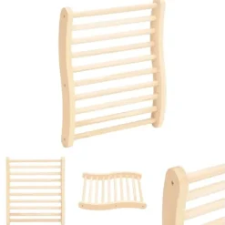 The Living Store Ryggstöd för bastu S-format massiv furu - Bastutillbehör