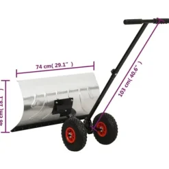 The Living Store Snöskyffel med hjul - Snöskyfflar