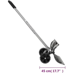 The Living Store Snöskyffel med utdragbart handtag svart 66 cm stålblad - Snöskyfflar