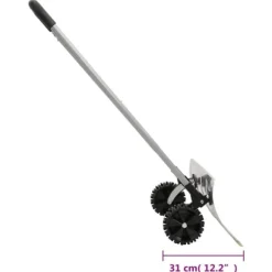 The Living Store Snöskyffel med utdragbart handtag silver 61 cm stålblad - Snöskyfflar