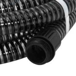 The Living Store Sugslang med kopplingar mässing svart 1,1