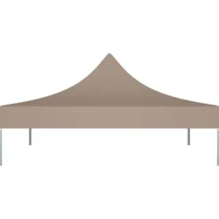 The Living Store Tak till partytält 3x3 m taupe 270 g/m² - Tak till partytält & lusthus