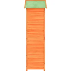 The Living Store Trädgårdsbod brun 120x53,5x170 cm massiv furu - Förråd & Redskapsbodar