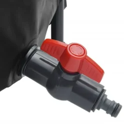 The Living Store Vattentank med kran vikbar 250 L PVC - Bevattning