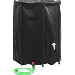 The Living Store Vattentank med kran vikbar 750 L PVC - Bevattning