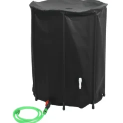 The Living Store Vattentank med kran vikbar 750 L PVC - Bevattning