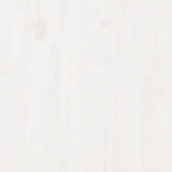 The Living Store Växtbord med hyllor vit 82,5x50x109,5 cm massiv furu - Växtställ