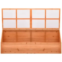 The Living Store Växthus trä 180x57x62 cm - Växthus