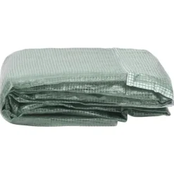 The Living Store Växthusöverdrag (54 m²) 300x1800x200 cm grön - Trädgårdsskötsel