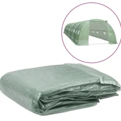 The Living Store Växthusöverdrag (32 m²) 400x800x200 cm grön - Trädgårdsskötsel