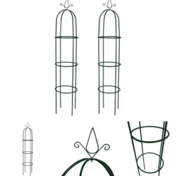 The Living Store Växtstöd obelisk 2 st - Bersåer, spaljéer & pergolor