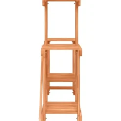 The Living Store Växtställ 90x25x73,5 cm massivt granträ - Växtställ