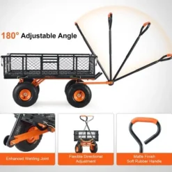 Tippvagn, 69.7x49.5x50 cm, Metall