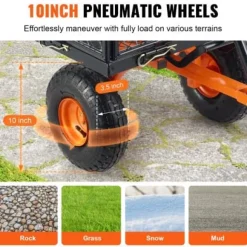 Tippvagn, 69.7x49.5x50 cm, Metall