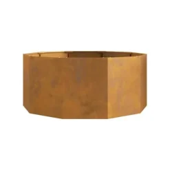 Tålig stålkärl - vidaXL - 120x120x50 cm - Rostig - Montering krävs - Väderbeständig stål