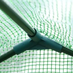 Tomatväxthus 180x100x168 cm, stål/PVC, med dörr & fönster – trädgårdsdrivhus