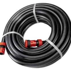 TOOLCRAFT TO-6897039 13 mm 1/2 tum 1 st Svart Trädgårdsslang 30 m