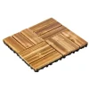 Trallplattor, Massivt trä, Klicksystem, 30x30x2 cm, Trä, Golv