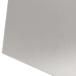 Trapetsformat växtställ i rostfritt stål | Mått: 35x35x73 cm | Färg: Borstad stål