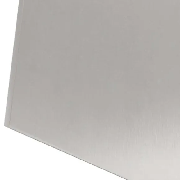 Trapetsformat växtställ i rostfritt stål | Mått: 35x35x73 cm | Färg: Borstad stål