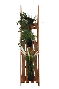 Träblomsterlåda 107x101x26 cm - RP/ 3-nivå/ Brun