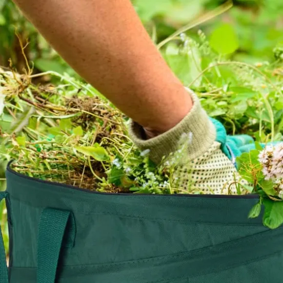 Trädgårdsavfallsbehållare, 63x55 cm, Grön