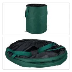 Trädgårdsavfallsbehållare, 63x55 cm, Grön