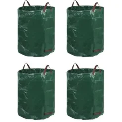 Trädgårdsavfallspåsar - LESHP - 272L - Stor kapacitet - Dubbelsöm