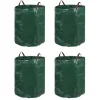 Trädgårdsavfallspåsar - LESHP - 272L - Vattentåliga - Förstärkta handtag - 4 stycken
