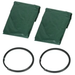 Trädgårdsavfallspåsar - miniClove - LIK5918 - 4x 272L - Grön och svart - Polyeten