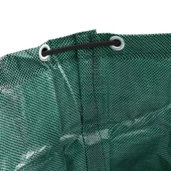 Trädgårdsavfallspåsar med handtag - Fällbara runda 120L | Färg: Grön | Antal: 12 st