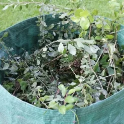 Trädgårdsavfallspåse - CHANGM - 272L - Fällbar - Återanvändbar - Grön