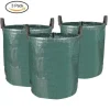 Trädgårdsavfallspåse - 272L - Fällbar - Rivbeständig - Grön