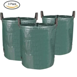 Trädgårdsavfallspåse - Noname - 272L - Fällbar - Återanvändbar - Grön