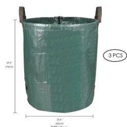 Trädgårdsavfallspåse - Noname - 272L - Fällbar - Återanvändbar - Grön