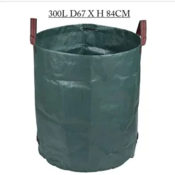 Trädgårdsavfallspåse - Set om 3 - 300 L - Höjd 84 cm - Diameter 67 cm