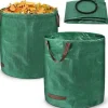 Trädgårdsavfallspåse - YUENFONG 2x - 272L - Fällbar - Smutsavvisande