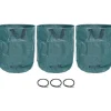 Trädgårdsavfallspåse, 3-pack 72 gallon rivning - Trädgårdspåse med stor kapacitet för flera användningsområden med 4 handtag för trädgården[191]