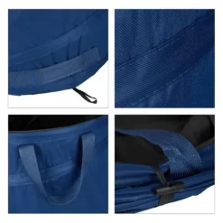 Trädgårdsavfallspåse set, 47x46 cm, Blå