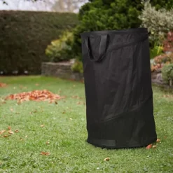 Trädgårdsavfallspåse set, 72x45 cm, Svart