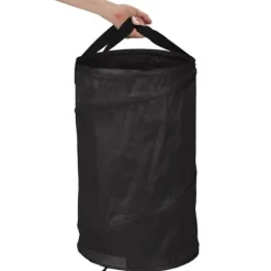 Trädgårdsavfallspåse set, 72x45 cm, Svart