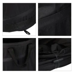 Trädgårdsavfallspåse set, 72x45 cm, Svart