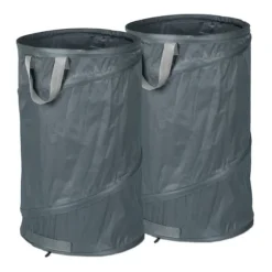 Trädgårdsavfallspåse, 72x45 cm, Grå