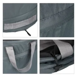 Trädgårdsavfallspåse, 72x45 cm, Grå