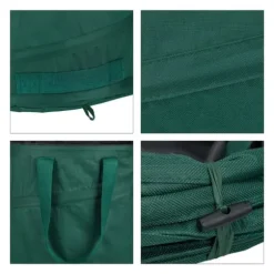 Trädgårdsavfallspåseset, 48x40 cm, Grön